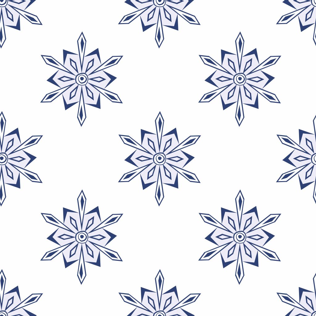Christmas cover poster with snowflakes for door wall covering ideas